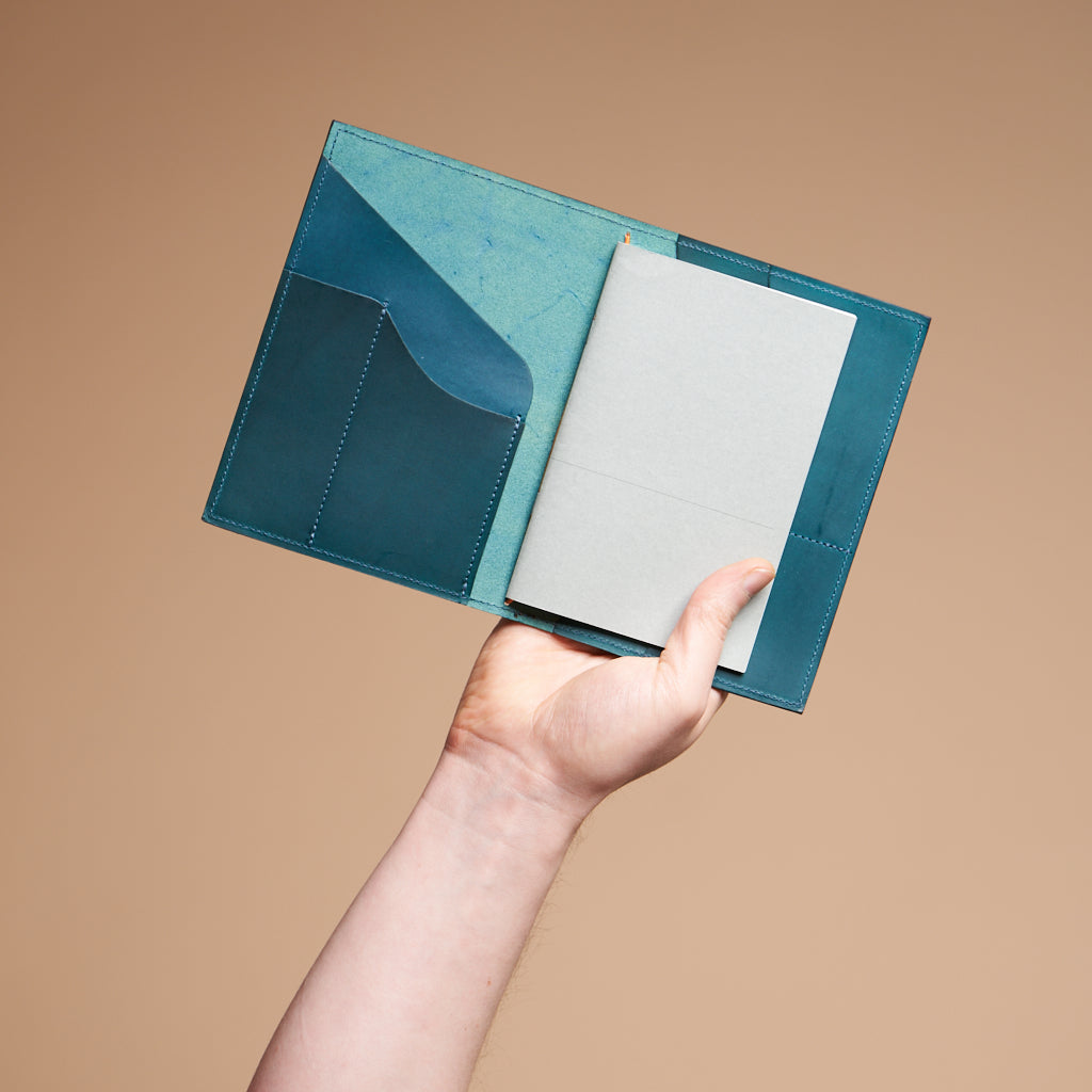 Luxivos Executive Leather Portfolio | Refillable & Handcrafted