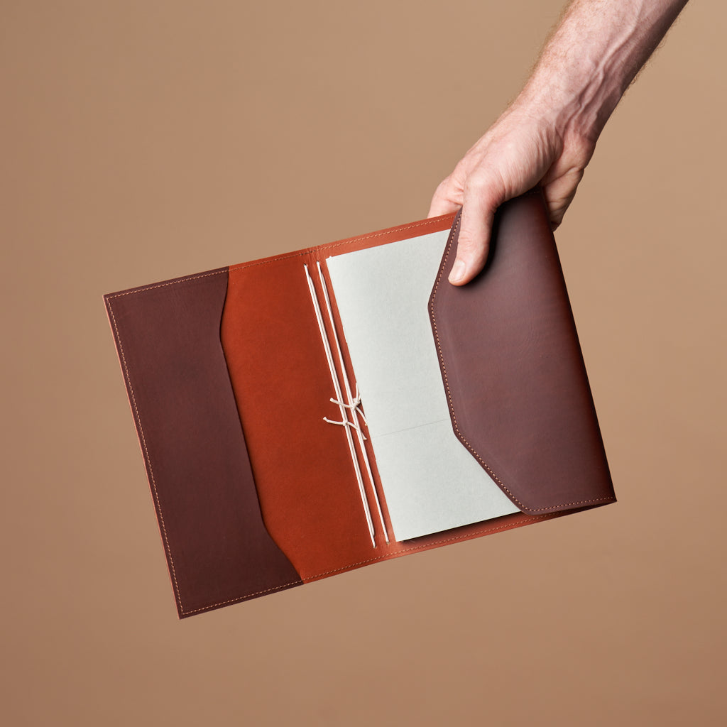 Luxivos Le Trifold | Premium Leather Journal